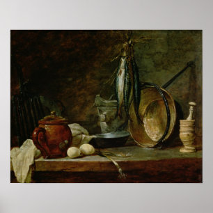 Nog steeds in het leven: Menu Fast Day, 1731 Poster