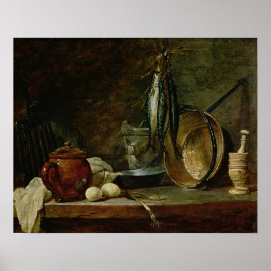 Nog steeds in het leven: Menu Fast Day, 1731 Poster (Voorkant)