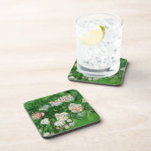 Nog steeds in het leven: Roze rozen van Vincent va Bier Onderzetter (Rechterzijde)