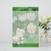 Nog steeds in het leven: Roze rozen van Vincent va Briefpapier (Staand voorkant)
