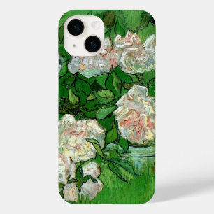 Nog steeds in het leven: Roze rozen van Vincent va Case-Mate iPhone Case