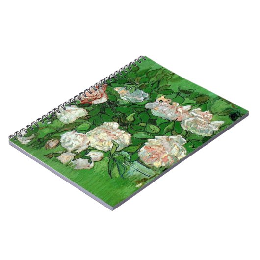 Nog steeds in het leven: Roze rozen van Vincent va Notitieboek (Linkerzijde)