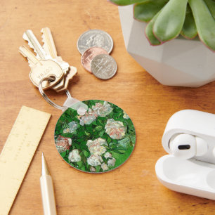 Nog steeds in het leven: Roze rozen van Vincent va Sleutelhanger