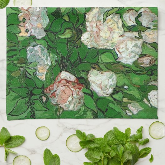 Nog steeds in het leven: Roze rozen van Vincent va Theedoek (Gevouwen)