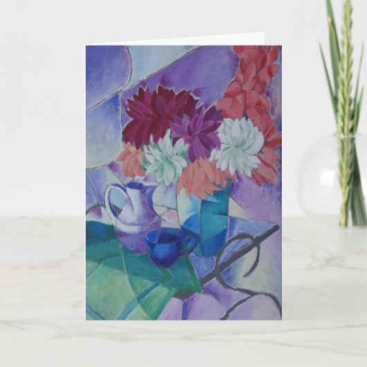 Nog steeds in leven met Dahlias Kaart (Voorkant)