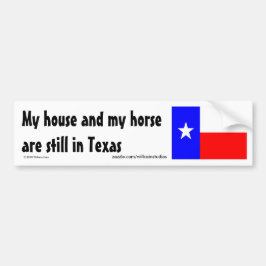Nog steeds in Texas Bumpersticker