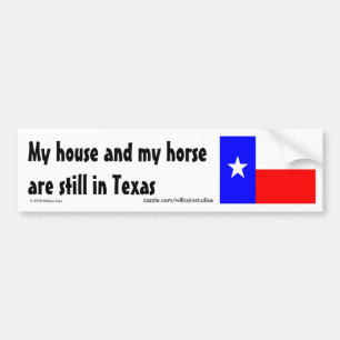 Nog steeds in Texas Bumpersticker