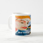 Nog steeds kus kikkers... koffiemok (Voorkant links)