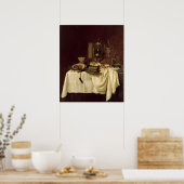 Nog steeds leven, 1638 poster (Keuken)