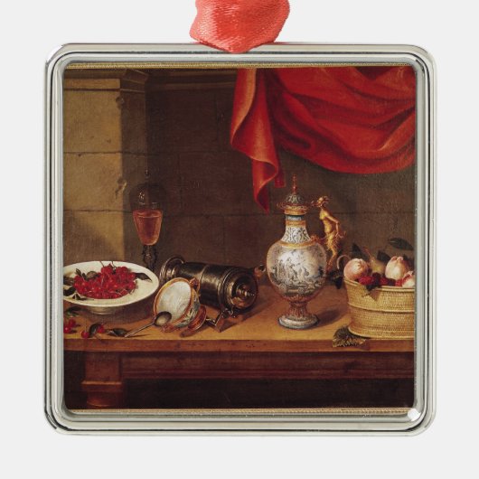 Nog steeds leven, 1653 metalen ornament (Voorkant)