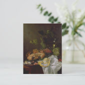 Nog steeds leven, 17e eeuw briefkaart (Staand voorkant)