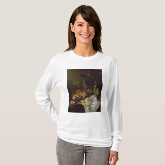 Nog steeds leven, 17e eeuw t-shirt (Voorkant volledig)