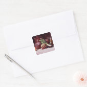 Nog steeds leven, 1909 vierkante sticker (Envelop)