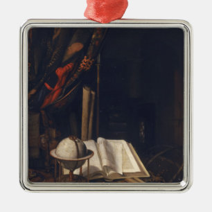 Nog steeds leven 2 metalen ornament