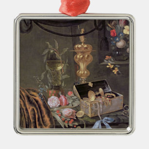 Nog steeds leven 2 metalen ornament