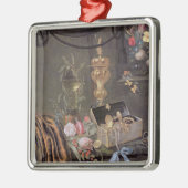 Nog steeds leven 2 metalen ornament (Links)