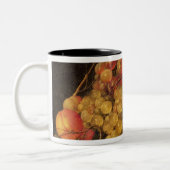 Nog steeds leven 2 tweekleurige koffiemok (Links)