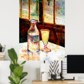 Nog steeds leven Absinthe Van Gogh Fine Art Poster (Thuiskantoor)