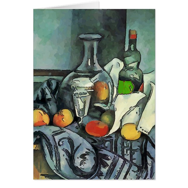 Nog steeds leven, appels op tafel (Voorkant)