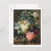 Nog steeds leven bloemen 2 briefkaart (Voorkant / Achterkant)