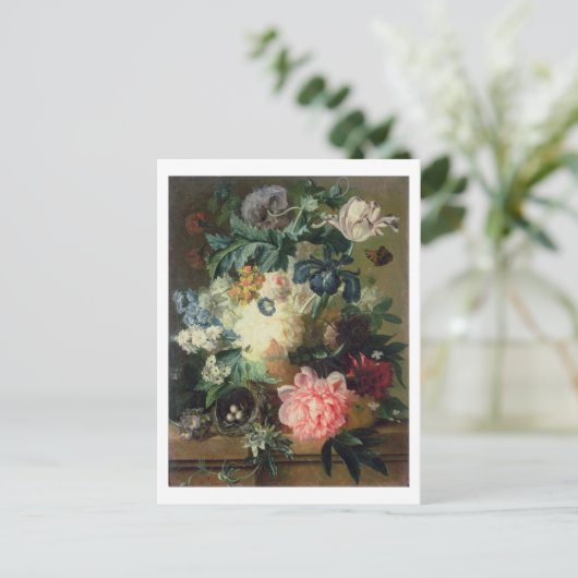 Nog steeds leven bloemen 2 briefkaart (Staand voorkant)