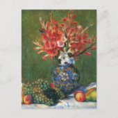 Nog steeds leven bloemen en fruit van Pierre Renoi Briefkaart (Voorkant)