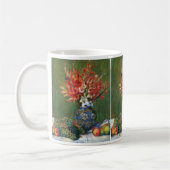 Nog steeds leven bloemen en fruit van Pierre Renoi Koffiemok (Links)