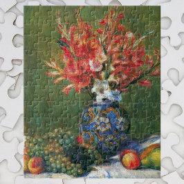Nog steeds leven bloemen en fruit van Pierre Renoi Legpuzzel