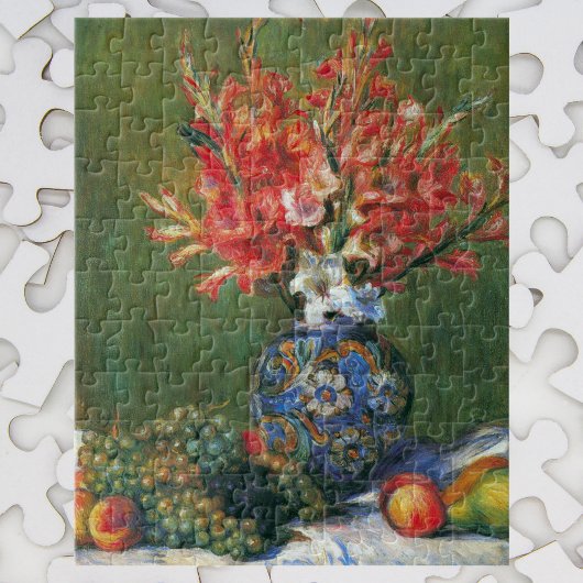 Nog steeds leven bloemen en fruit van Pierre Renoi Legpuzzel