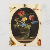 Nog steeds leven bloemen en insecten door Clara Pe Briefkaart (Voorkant)