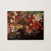 Nog steeds leven bloemen in een Vase door Vincent  Legpuzzel (Horizontaal)