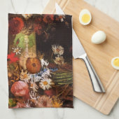 Nog steeds leven bloemen in een Vase door Vincent  Theedoek (Quarter Fold)