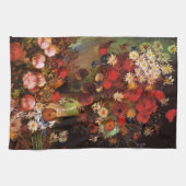 Nog steeds leven bloemen in een Vase door Vincent  Theedoek (Horizontaal)