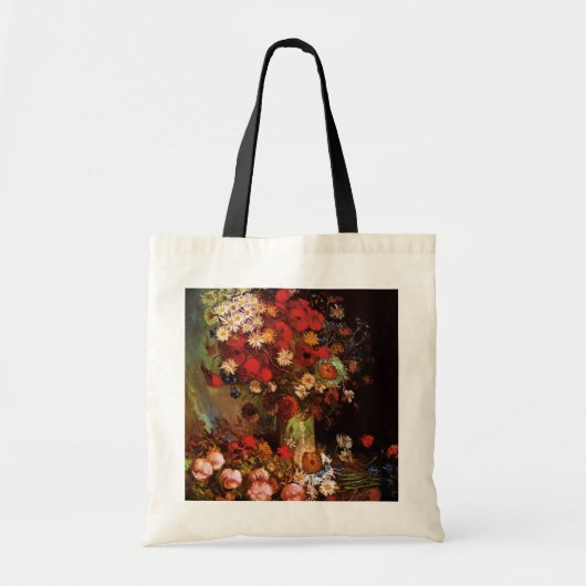Nog steeds leven bloemen in een Vase door Vincent Tote Bag (Voorkant)