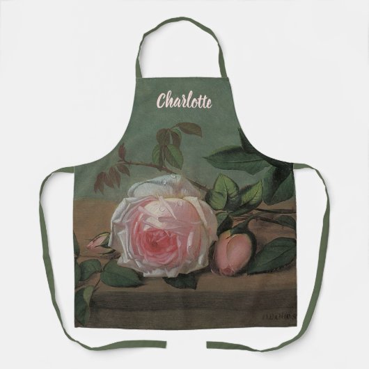 Nog steeds leven bloemen op de rand van Otto Ottes Schort (Voorkant)