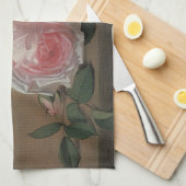 Nog steeds leven bloemen op de rand van Otto Ottes Theedoek (Quarter Fold)