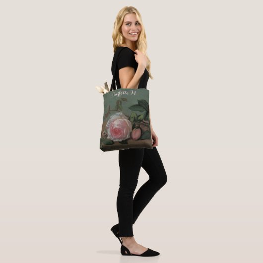 Nog steeds leven bloemen op de rand van Otto Ottes Tote Bag (Op model)