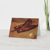 Nog steeds leven-bloesters en knoflook van Vincent Kaart (Voorkant)