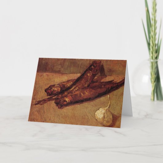 Nog steeds leven-bloesters en knoflook van Vincent Kaart (Voorkant)