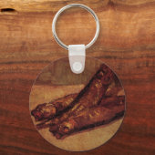 Nog steeds leven-bloesters en knoflook van Vincent Sleutelhanger (Voorkant)