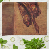 Nog steeds leven-bloesters en knoflook van Vincent Theedoek (Gevouwen)