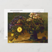 Nog steeds leven Bouquet van Daisies Van Gogh Fine Briefkaart (Voorkant / Achterkant)
