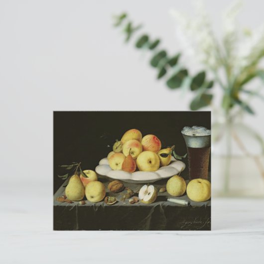 Nog steeds leven briefkaart (Staand voorkant)