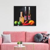 Nog steeds leven canvas afdruk (Insitu (Woonkamer))