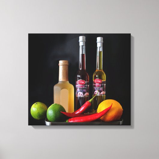 Nog steeds leven canvas afdruk (Voorkant)
