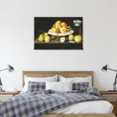 Nog steeds leven canvas afdruk (Insitu (Slaapkamer))