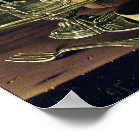 Nog steeds leven. De snack Poster (Hoek)