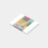 Nog steeds leven. De vaas met bloemen, een theepot Post-it® Notes (Schuin)