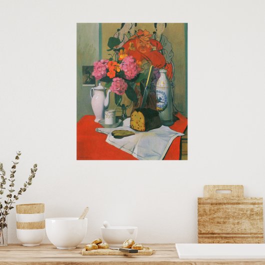 Nog steeds leven door Felix Vallotton Poster (Keuken)