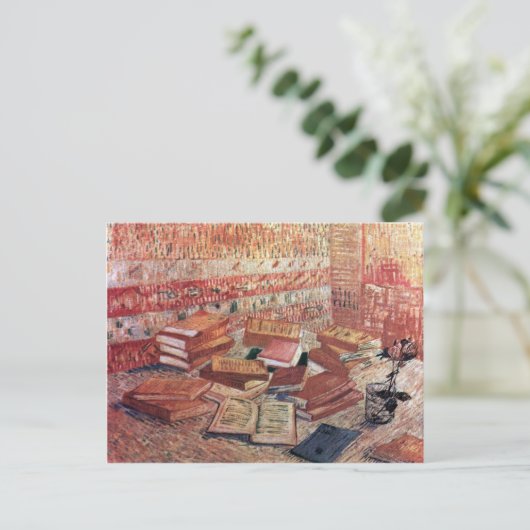 Nog steeds leven door Vincent van Gogh 1887 Briefkaart (Staand voorkant)